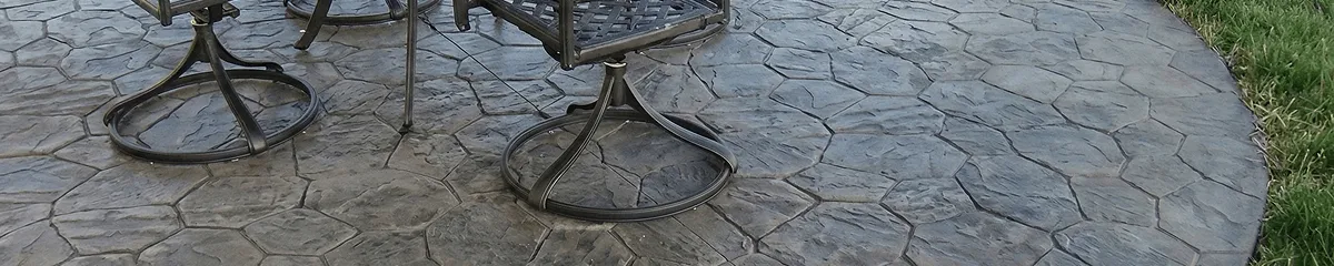 Garden relaxation area with professionally installed stone flooring in Long Beach CA